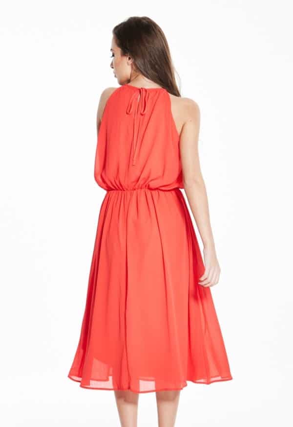 Madam-Rage-Red-Grecian-Midi-Dress