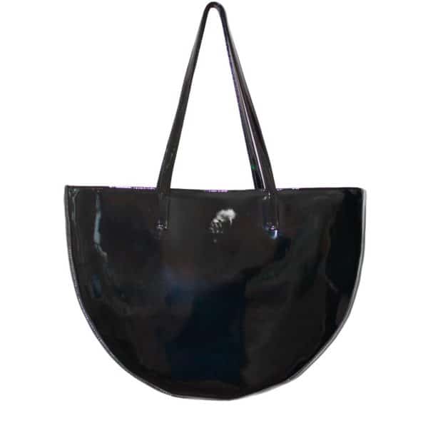 Wave Tote Patent Black